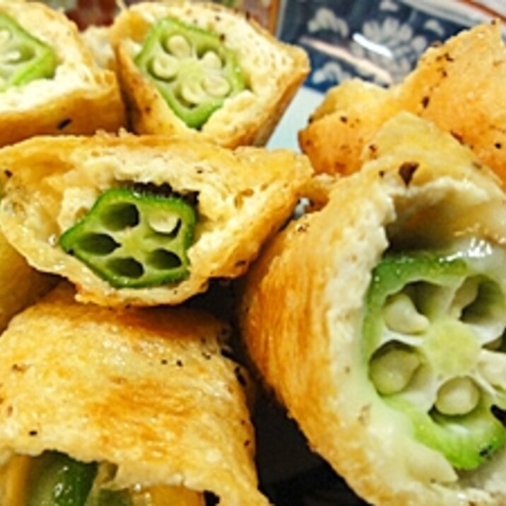 オクラの油揚げチーズ巻き レシピ 作り方 By Leopoo 楽天レシピ オクラの油揚げチーズ巻き レシピ 作り方 By Leopoo 楽天レシピ